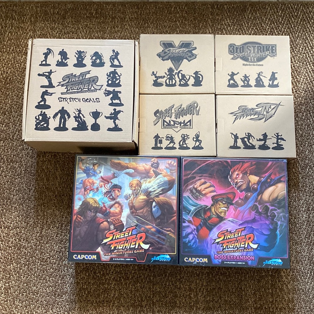 Street Fighter The Miniature Game w/ Boss Expansion